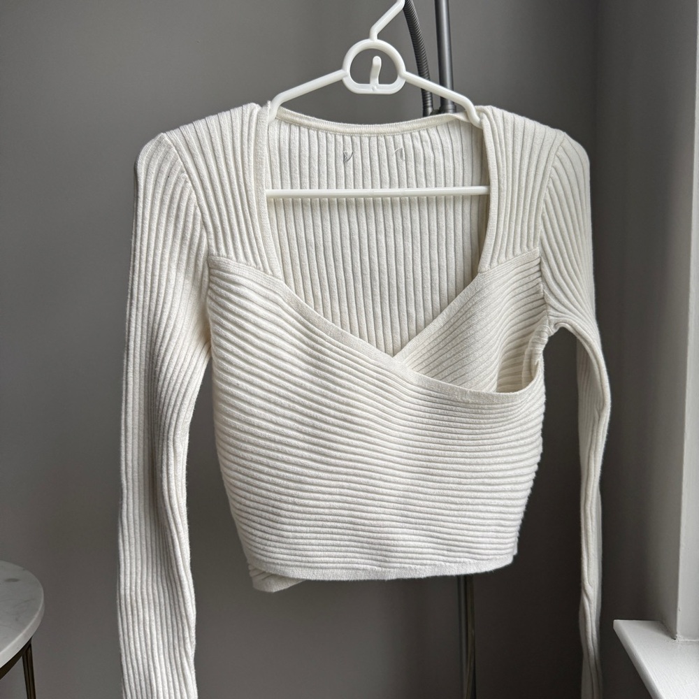 Abercrombie Wrap Sweater Top